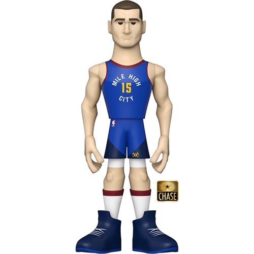 NBA Nuggets Nikola Jokic (Away Uniform) 5-Inch Vinyl Gold Figure