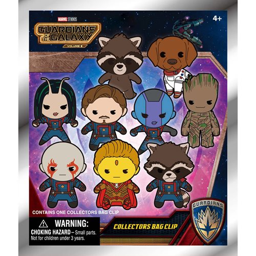 Guardians of the Galaxy Volume 3 3D Foam Bag Clip Display Case of 24