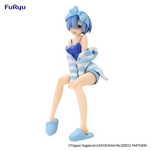 Re:Zero Starting Life in Another World Rem Room Wear Another Color Version Noodle Stopper Statue - R