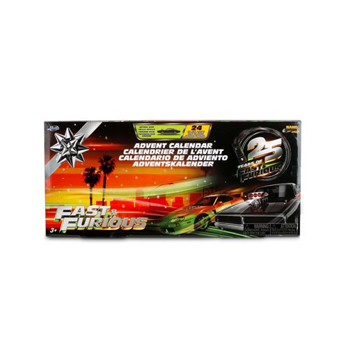 Fast and the Furious Nano Hollywood Rides Advent Calendar