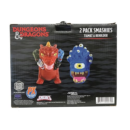 Dungeons & Dragons Beholder and Tiamat Smashies Stress Doll 2-Pack