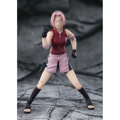Naruto Shippuden Sakura Haruno Inheritor of Tsunade's Indominable Will S.H.Figuarts Action Figure