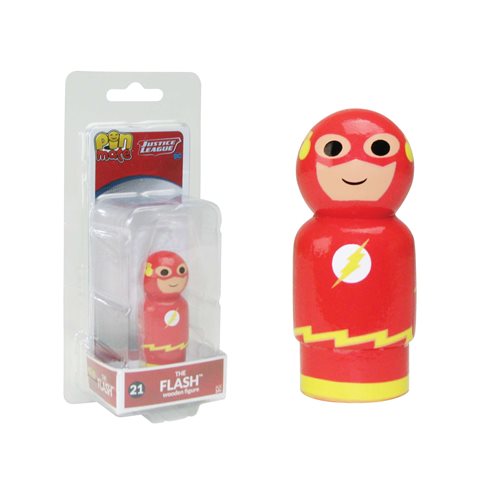 Justice League The Flash Pin Mate Wooden Figure