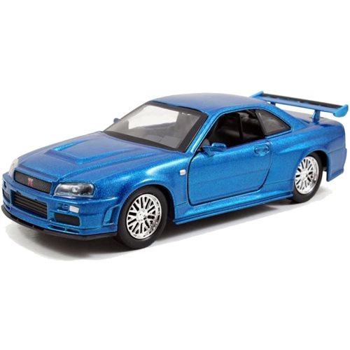 Fast and the Furious Brian's Nissan Skyline GT-R  (BNR34) 1:32 Scale Die-Cast Metal Vehicle