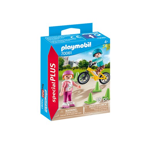 Playmobil 70061 Special Plus Children Action Figures with Skates and Bike