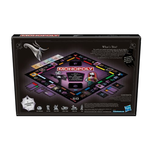 The Nightmare Before Christmas Edition Monopoly Board Game