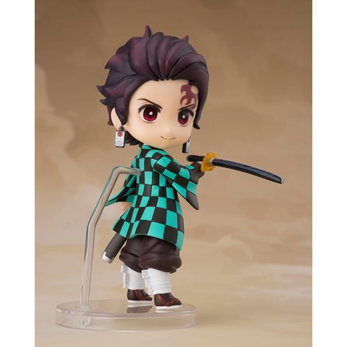 Demon Slayer: Kimetsu no Yaiba Tanjiro Kamado (Nichirin Sword with Rengoku's Handguard) Figuarts Min