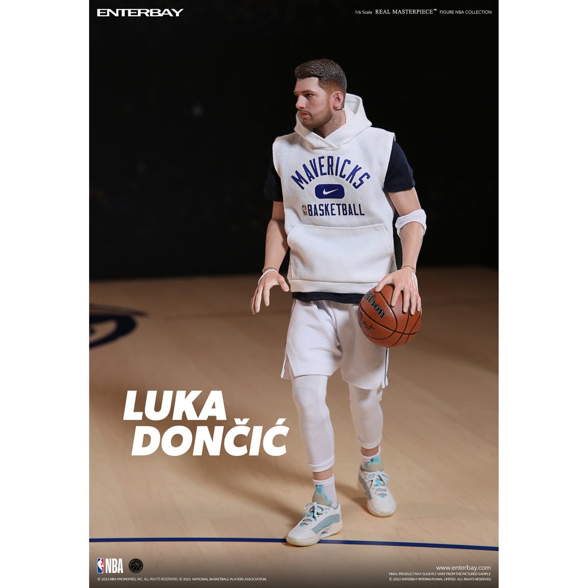 NBA Small Stars Luka Doncic Action Figure Mavericks Statement Edition Navy  - US