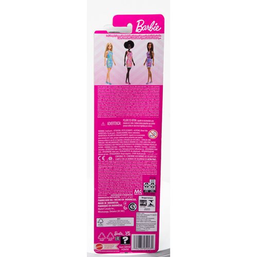 Barbie Pink Barbie Logo Print Dress Doll