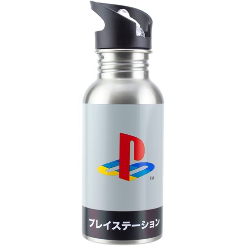 PlayStation Heritage 16 oz. Metal Water Bottle with Straw