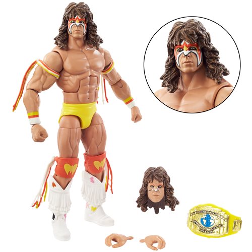 WWE Elite Collection Royal Rumble Ultimate Warrior 1990 Action Figure