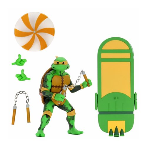 Teenage Mutant Ninja Turtles Turtles in Time Series 2 Michelangelo 7-Inch Action Figure