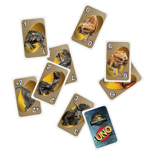 Uno Jurassic World 4 Card Game