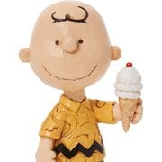 Peanuts Charlie Brown with Ice Cream Mini by Jim Shore Statue