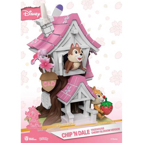 Disney Chip N Dale DS-057 Treehouse Cherry Version Statue - Previews Exclusive