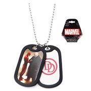 Daredevil Graphic Logo Double Dog Tag Necklace