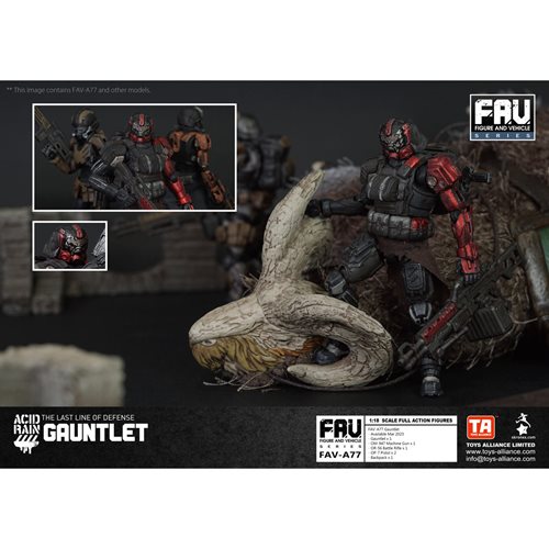 Acid Rain Gauntlet 1:18 Scale Action Figure