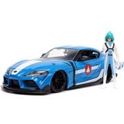 Robotech Hollywood Rides 2020 Toyota Supra 1:24 Scale Die-Cast Metal Vehicle with Max Sterling Figure