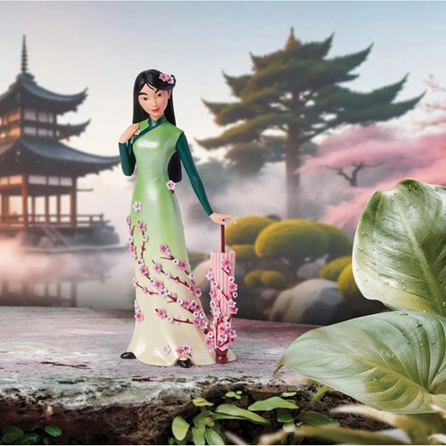 Disney Showcase Mulan Botanical Statue