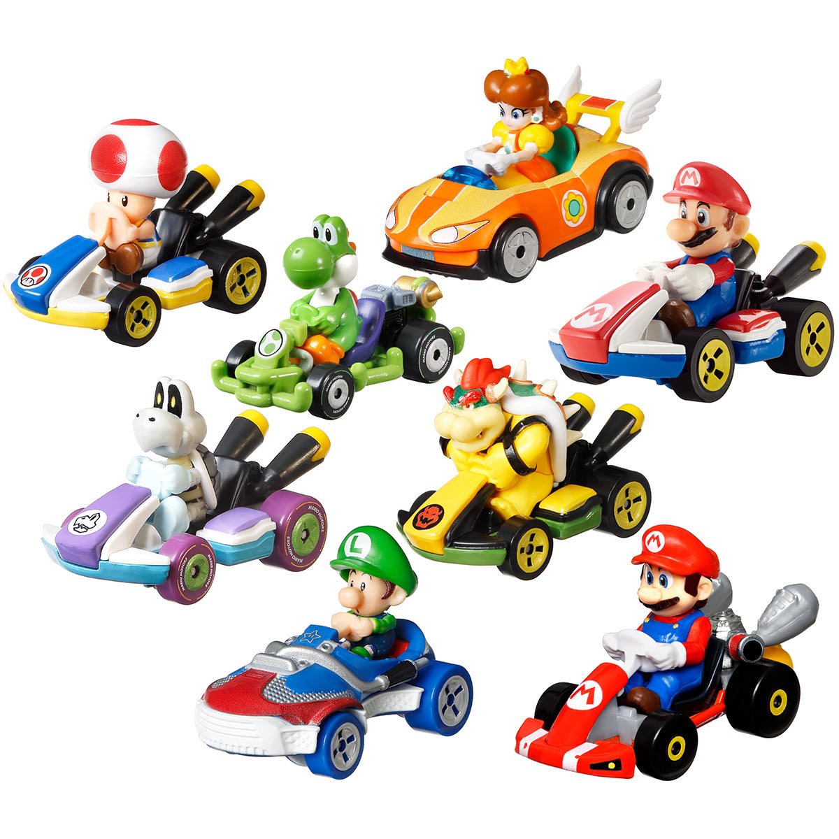 Hot Wheels Mario Kart Toy Car  Mario kart, Mario kart characters, Hot  wheels