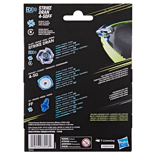 Beyblade X Strike Dran 4-50FF BX Infinity Starter Pack Set