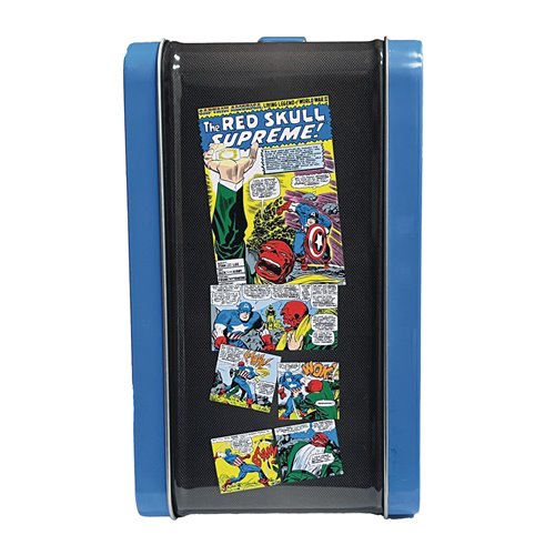 Captain America Classic Tin Titans Lunch Box with Thermos - Previews Exclusive
