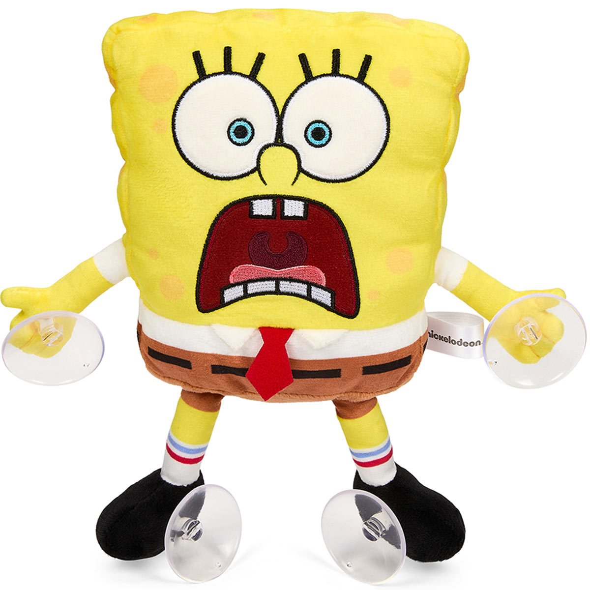 Spongebob SquarePants - 8 Plush Window Clinger - Scared Spongebob