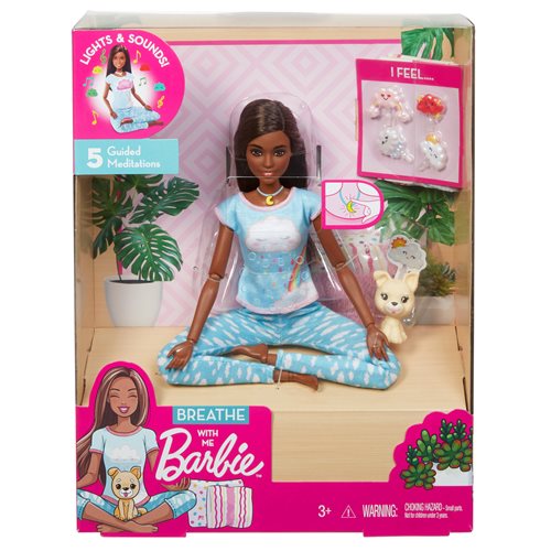Breathe with Me Barbie Doll with Brunette Hair