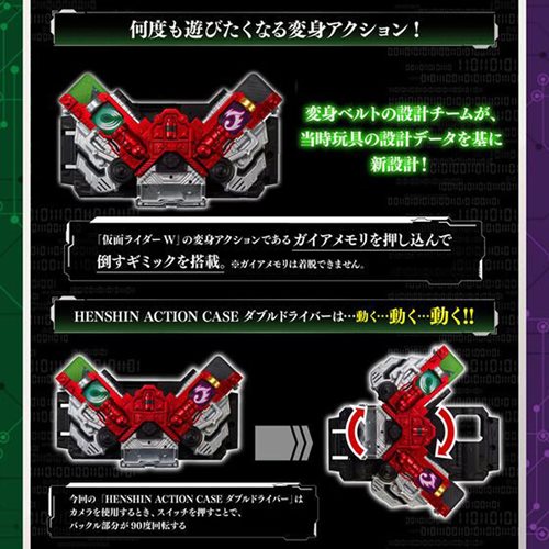 Kamen Rider W Double Driver Henshin Action Phone Case