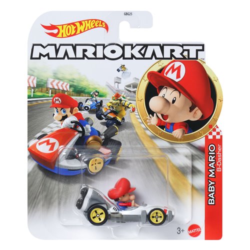 Mario Kart Hot Wheels 2025 Mix 5 Vehicle Case of 8