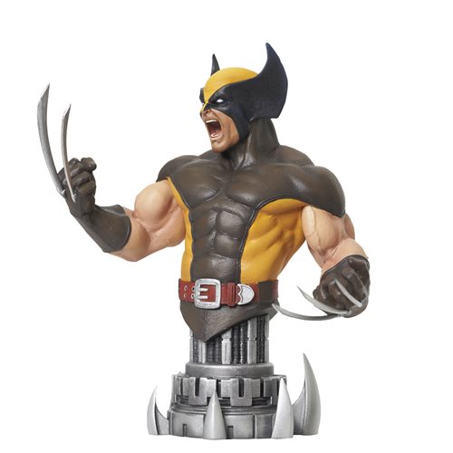 Marvel Comic X-Men Brown Wolverine 1:7 Scale Mini-Bust
