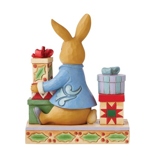 Beatrix Potter Peter Rabbit with Presents by Jim Shore Statue