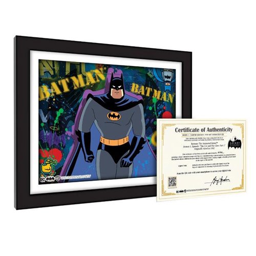 Batman: The Animated Series The Cat and The Claw: Part 1 #1108 Animation Cel Artist Edition Framed A