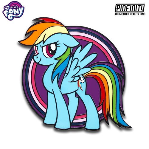 My Little Pony Rainbow Dash Augmented Reality Enamel Pin
