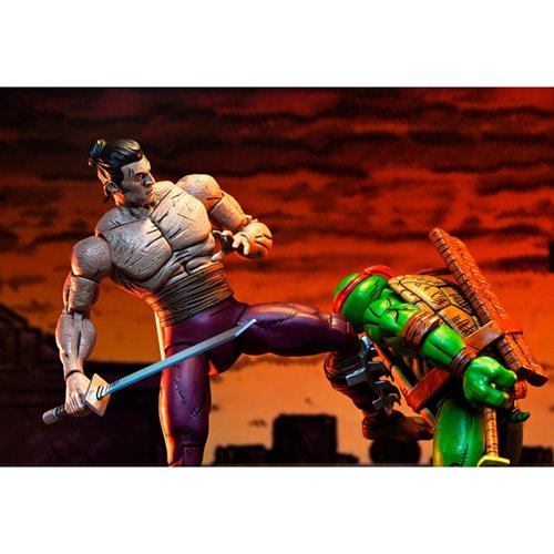 Teenage Mutant Ninja Turtles Mirage Comics Worms of Madness Shredder Action Figure 2-Pack