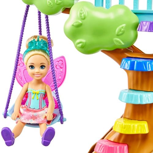 Barbie Dreamtopia Chelsea Fairy Doll and Fairytale Treehouse Playset