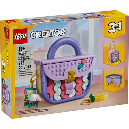LEGO® Creator 31391 3-in-1 Art Fashion Bag with Storage
