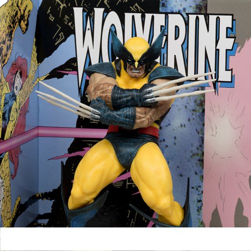 Marvel Wave 5 Wolverine #85 1:10 Scale Posed Figure with Scene