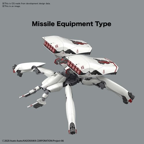 86 Reginleif Long Barrel Type/Missile Type High Grade 1:48 Scale Model Kit