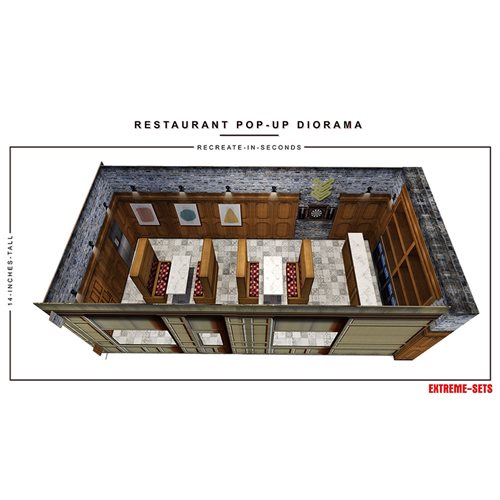 Restaurant Pop-Up 1:12 Scale Diorama