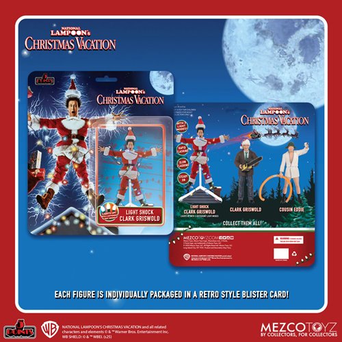 National Lampoon's Christmas Vacation Light Shock Clark Griswold 5 Points Action Figure