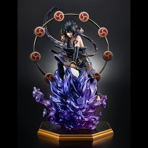 Naruto: Shippuden Sasuke Uchiha Thunder God Precious G.E.M. Series Statue