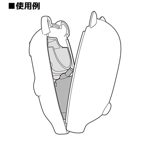 Nendoroid More Kigurumi Shark Face Parts Case