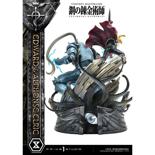 Fullmetal Alchemist Edward and Alphonse Elric Concept Masterline 1:6 Scale Statue