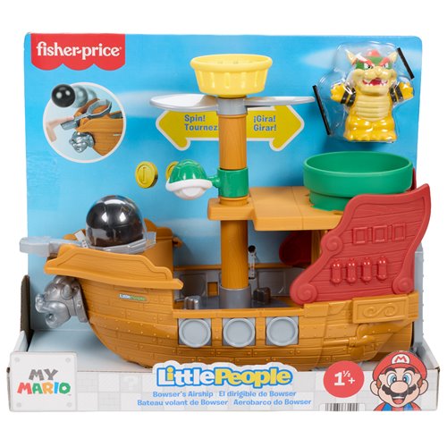 Super Mario Bros. Little People My Mario Bowser's Airship Playset
