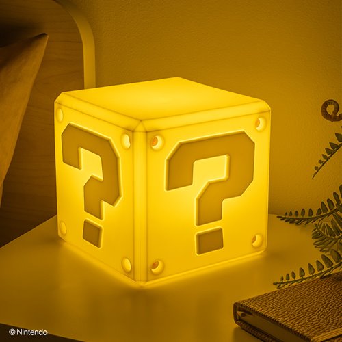 Super Mario Bros. Question Block SquishyGlo Rechargeable Light