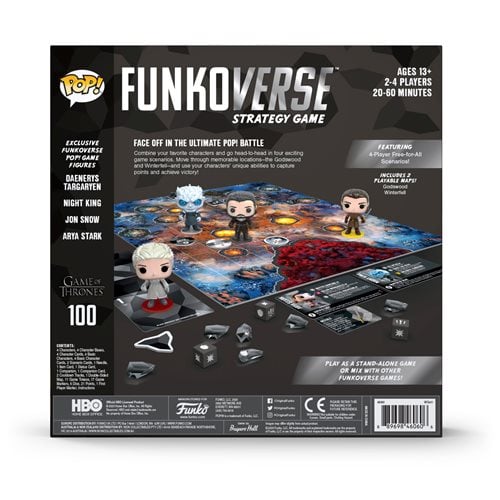 Game of Thrones 100 Pop! Funkoverse Strategy Game Base Set