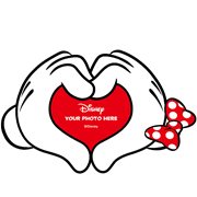 Minnie Mouse Love Sign Soft Touch Magnet
