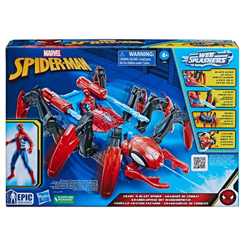 Spider-Man Crawl 'N Blast Spider Car with Action Figure