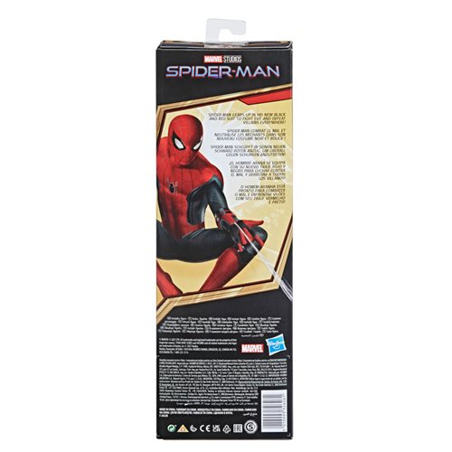 Spider-Man Titan Hero Series Black and Red Suit 12-Inch Action Figure